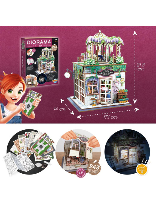 Zrób to sam DIORAMA - kwiaciarnia 68075
