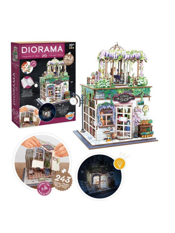 Zrób to sam DIORAMA - kwiaciarnia 68075