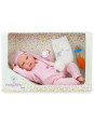 Lalka Ane_Dreams z butelką magiczną Marina & Pau 1219 - Dziewczynka, 45 cm, Brzuszek: Winylowy, Kolor oczu: Niebieski