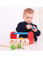 Skrzynka z narzędziami  do zabawy dla dzieci rob bigjigs toys - drewniany zestaw narzędzi, zabawa w warsztat, zabawka dla 3 la Skrzynka z narzędziami  do zabawy dla dzieci rob bigjigs toys - drewniany zestaw narzędzi, zabawa w warsztat, zabawka dla 3 la