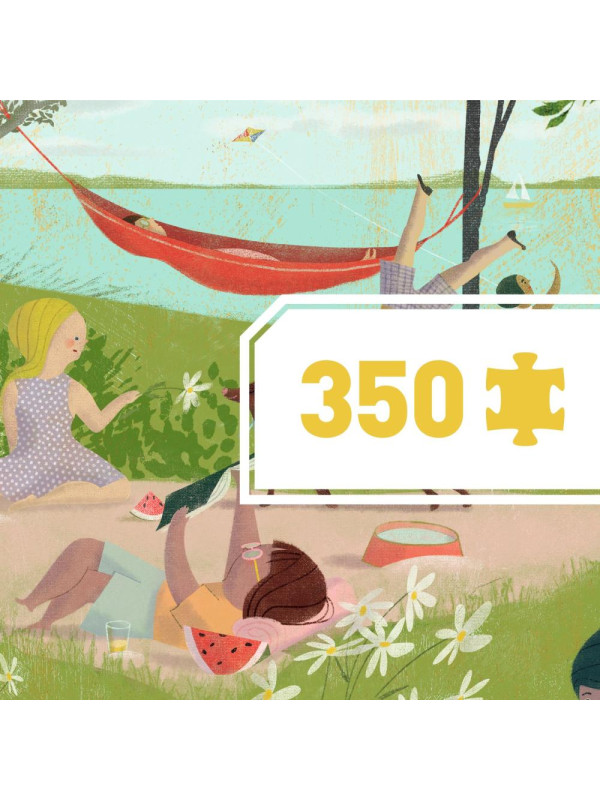 Puzzle tekturowe LETNI DZIEŃ 350 elem. DJ07689