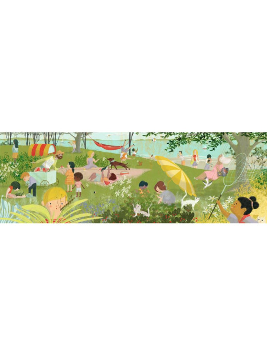 Puzzle tekturowe LETNI DZIEŃ 350 elem. DJ07689
