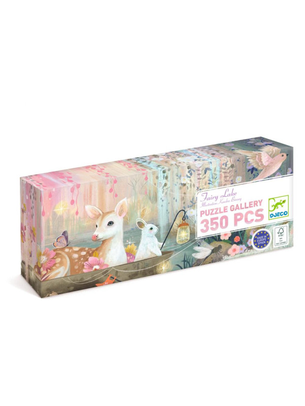 Puzzle tektuowe JEZIORO WRÓŻEK 350 elem. DJ07690