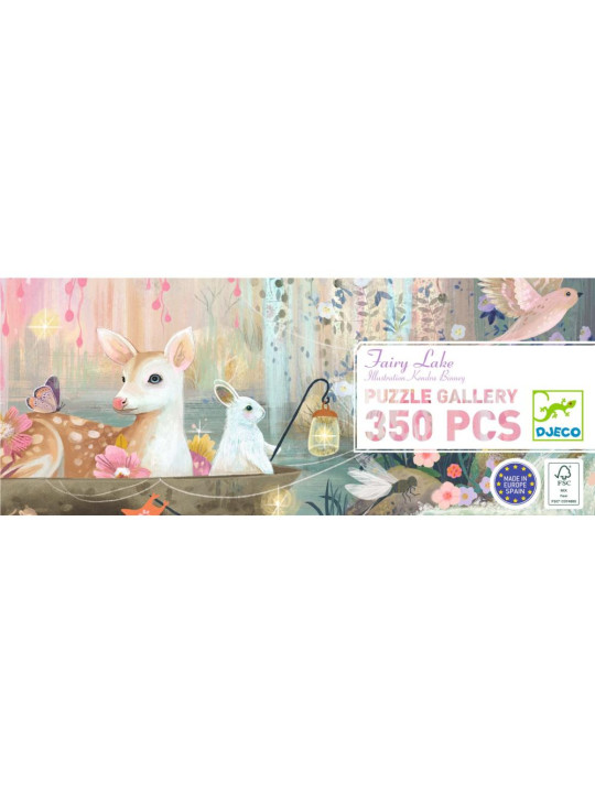 Puzzle tektuowe JEZIORO WRÓŻEK 350 elem. DJ07690
