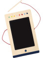 Kolorowy tablet LCD dla dzieci z rysikiem i wygodnym uchwytem Educate Small Foot