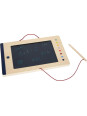 Kolorowy tablet LCD dla dzieci z rysikiem i wygodnym uchwytem Educate Small Foot