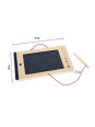 Kolorowy tablet LCD dla dzieci z rysikiem i wygodnym uchwytem Educate Small Foot