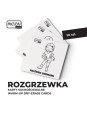 Karty suchościeralne obrazkowe ROZGRZEWKA 20 szt.