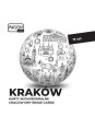 Karty suchościeralne KRAKÓW zestaw 15 szt.