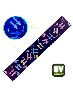 Mata Animacyjna Skaczące Stópki STRZAŁKI UV 50x300 cm