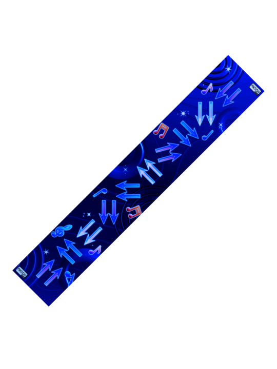 Mata Animacyjna Skaczące Stópki STRZAŁKI UV 50x300 cm