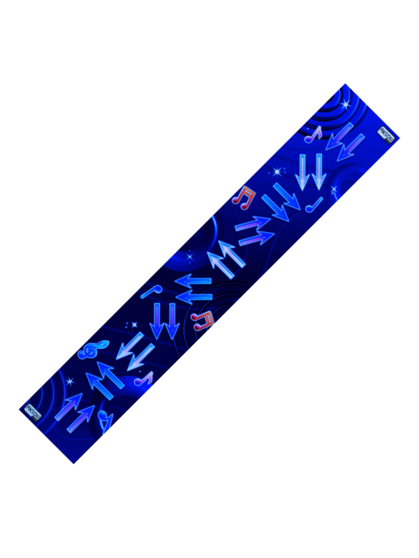 Mata Animacyjna Skaczące Stópki STRZAŁKI UV 50x300 cm
