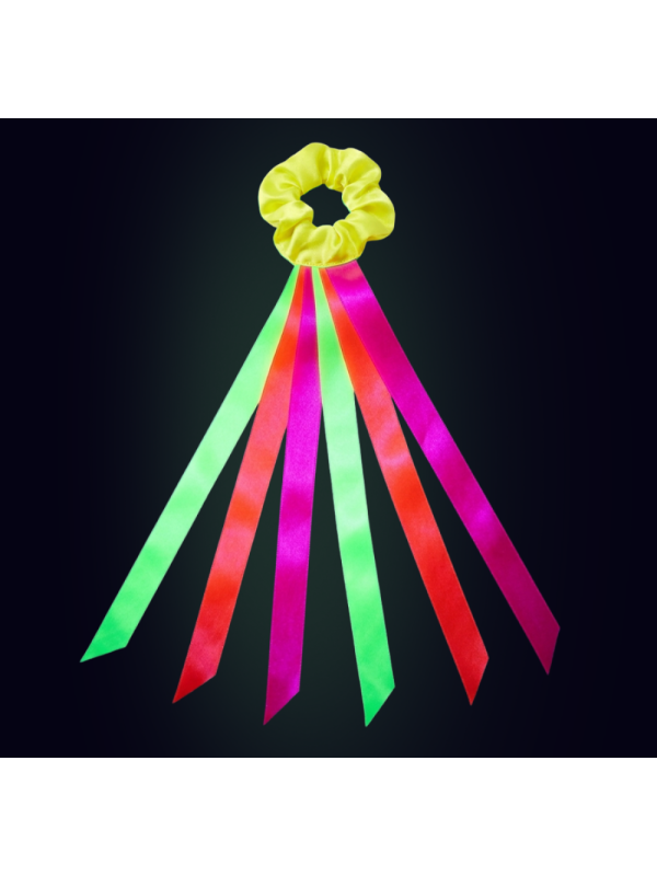 Wstążki do tańca 50 cm na rękę Neonowe UV 2 szt.