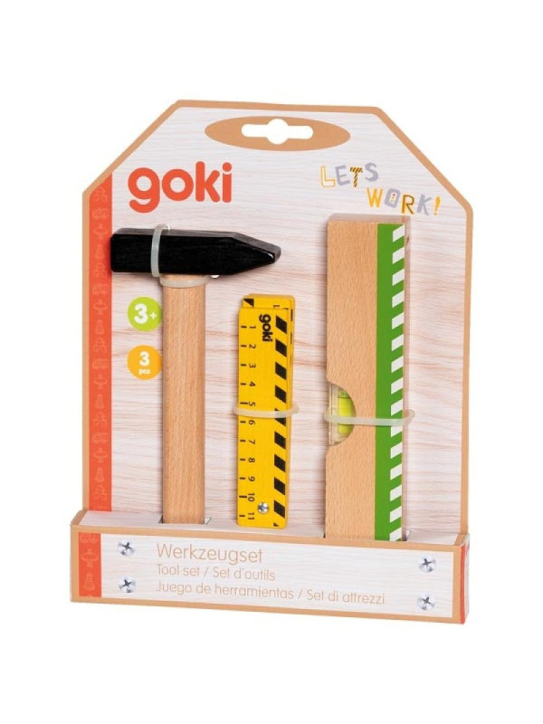 Zestaw narzędzi dla dzieci 3w1 Goki