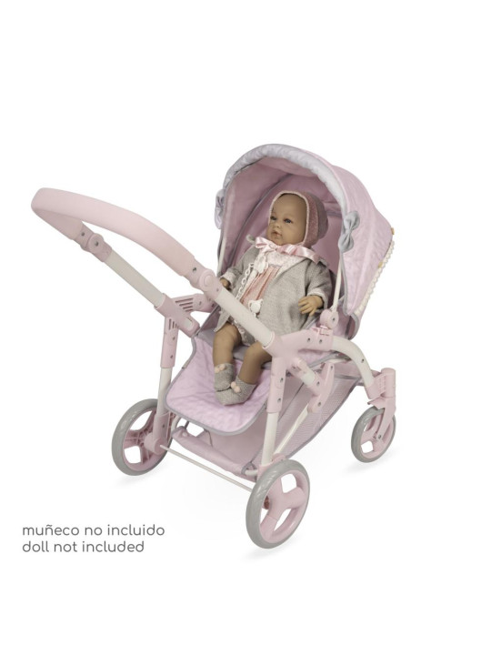Wózek Sophie dla lalek do 46cm regulowany 3w1 DeCuevas 81675