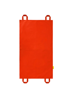 Mini chusta animacyjna 100 x 60 cm kolor: czerwony