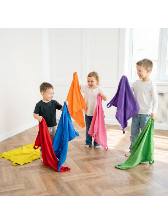 Mini chusta animacyjna 100 x 60 cm kolor: fioletowy