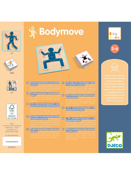 Eduludo - gra edukacyjna BODYMOVE DJ00892
