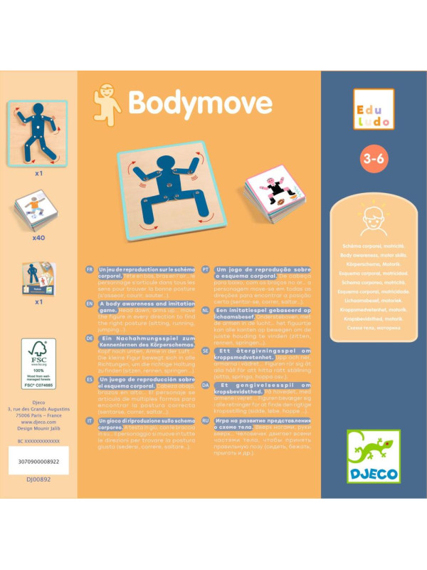 Eduludo - gra edukacyjna BODYMOVE DJ00892