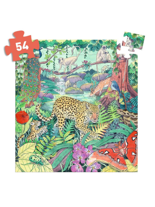Puzzle tekturowe DŻUNGLA 54 elem. DJ07293