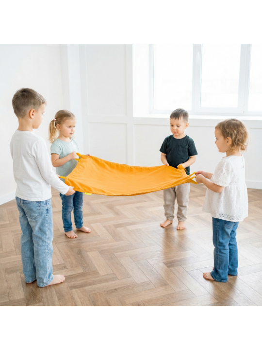 Mini chusta animacyjna 100 x 60 cm kolor: żółty