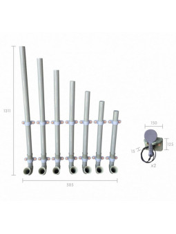 MASTERKIDZ Thongofon Organy Rurowe Instrument Muzyczny Akcesoria Do Tablicy STEM