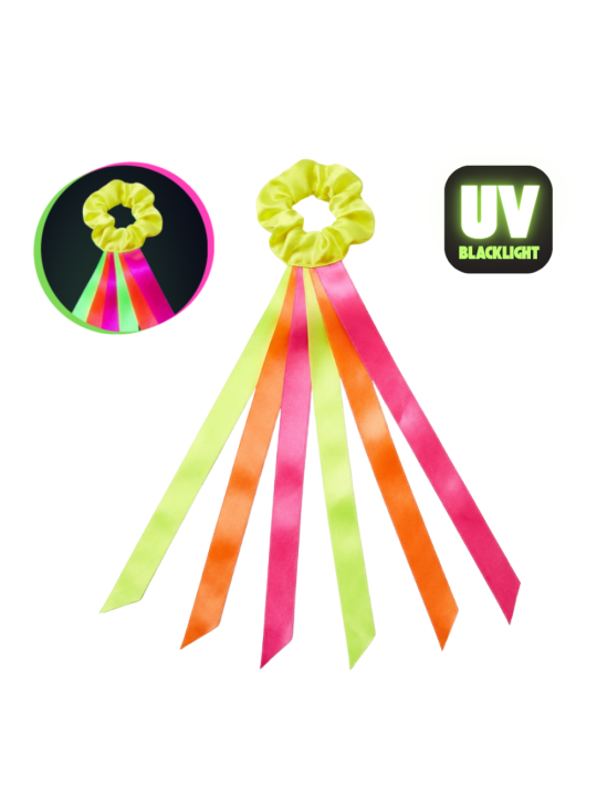 Wstążki do tańca 50 cm na rękę Neonowe UV 1 szt.