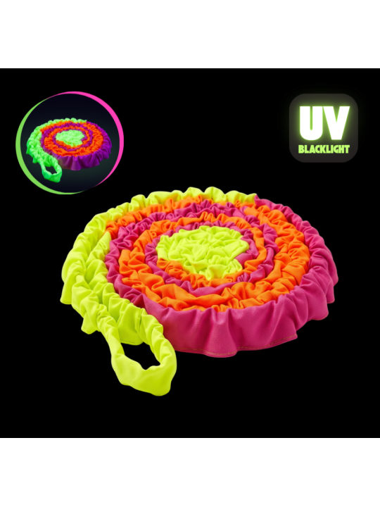 Guma sensoryczna animacyjna neonowa 3 kolorowa klasyczna 3 m + świecąca w UV