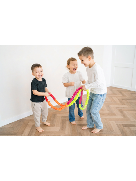 Guma sensoryczna animacyjna neonowa 3 kolorowa klasyczna 3 m + świecąca w UV
