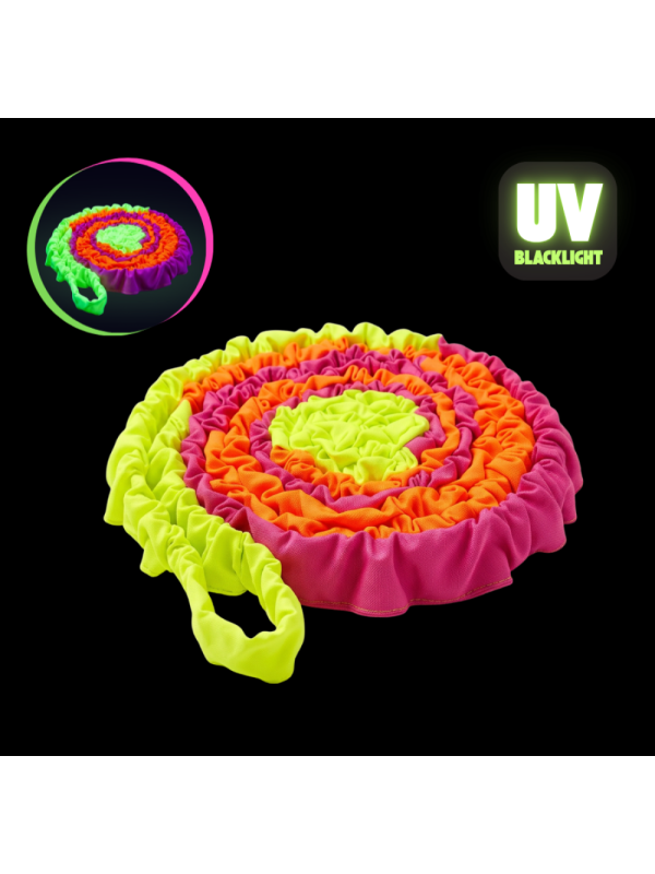 Guma sensoryczna animacyjna neonowa 3 kolorowa klasyczna 5 m + świecąca w UV