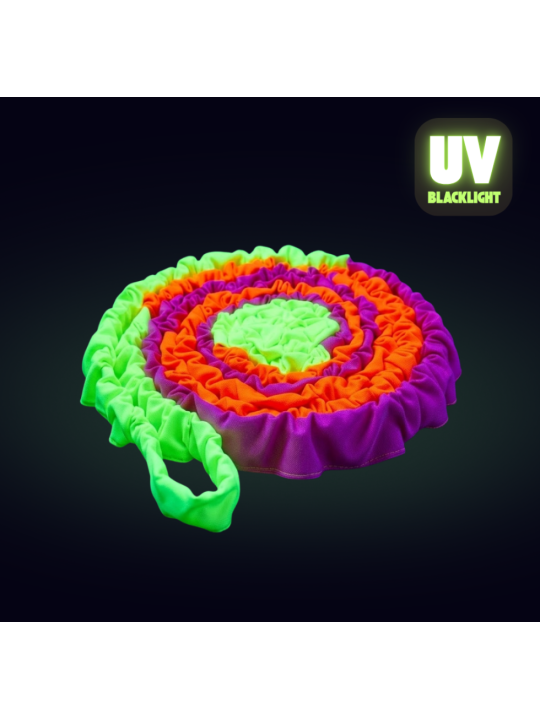 Guma sensoryczna animacyjna neonowa 3 kolorowa klasyczna 5 m + świecąca w UV