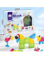 WOOPIE Klocki Magnetyczne 21el M Block Kreatywne Edukacyjne Prezent 3D