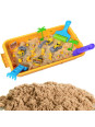 WOOPIE Zestaw Piasek Kinetyczny Plac Budowy w Walizce Pojazdy 1kg