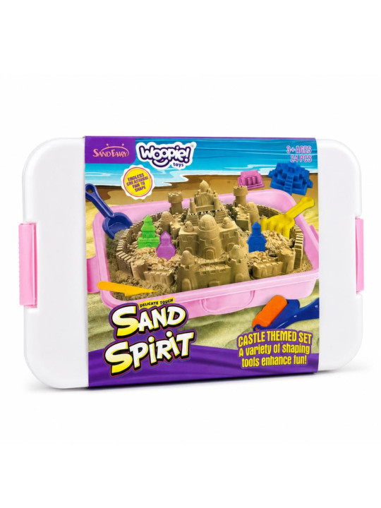 WOOPIE Zestaw Piasek Kinetyczny SAND SPIRIT Zamek 24 el.