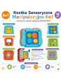 WOOPIE BABY Kostka Sensoryczna Manipulacyjna 6w1 Edukacyjna Zabawka Interaktywna