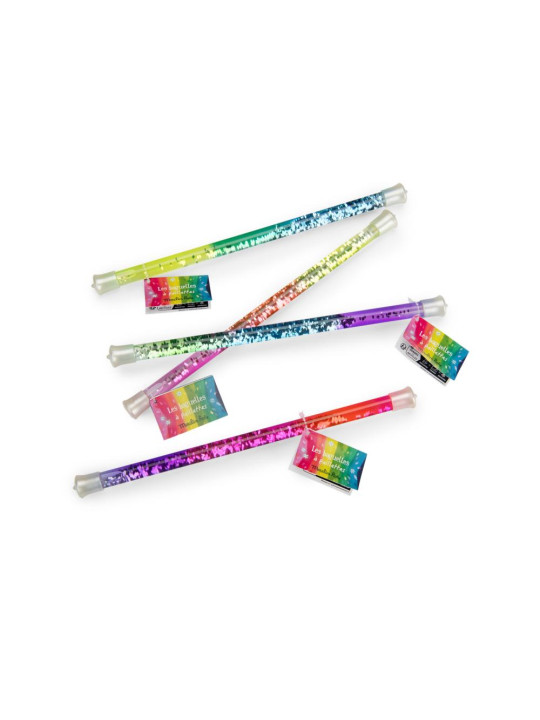 Magiczna różdżka z brokatem red - blue 711447