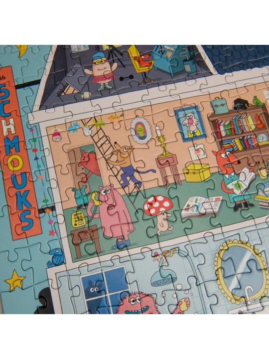 Puzzle DOM 500 elementów LES SCHMOUKS 716619