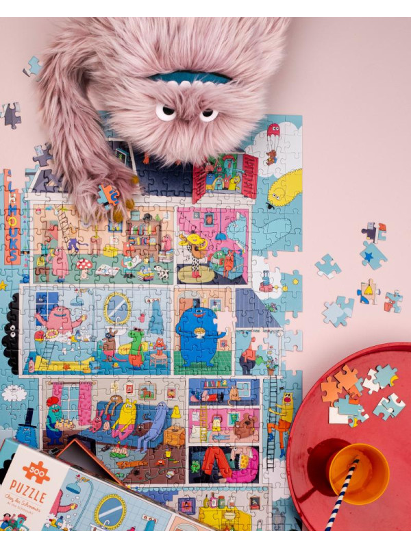Puzzle DOM 500 elementów LES SCHMOUKS 716619