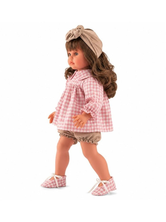 Lalka Pepa z kolekcji Patricia Asi 0282500 - 57 cm, Brzuszek: Miękki, Kolor oczu: Niebieski, Kolor włosów: Brązowy