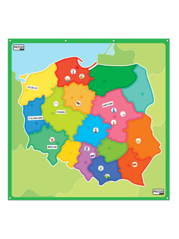 Mata Edukacyjna Mapa Polski