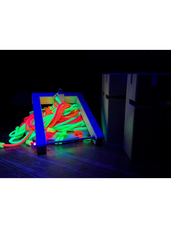 Gra integracyjna Wieża współpracy pojedyncza START neonowa UV