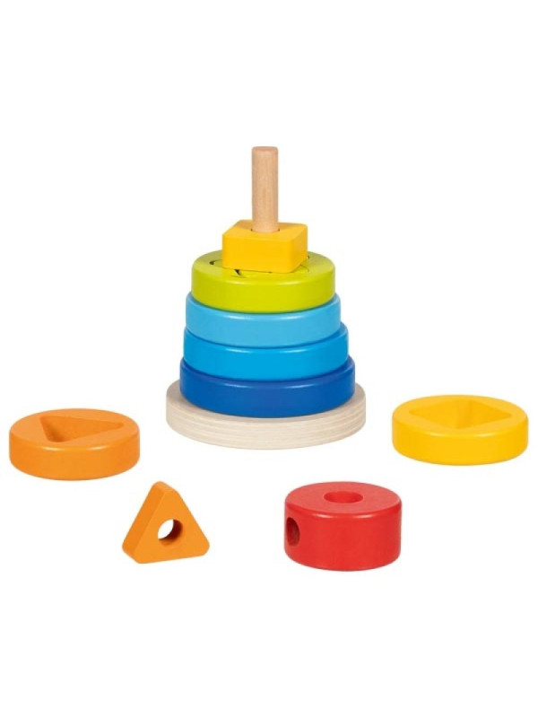 Wieża i sorter geometrycznych kształtów Goki