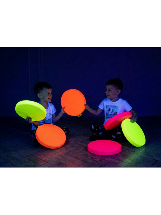 Zestaw poduszek animacyjnych Neon UV 6 szt.