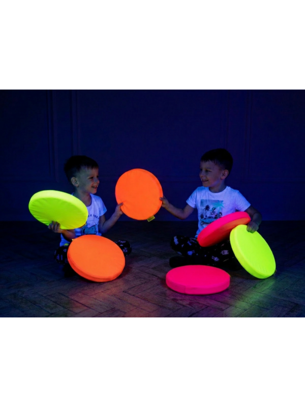 Zestaw poduszek animacyjnych Neon UV 6 szt.