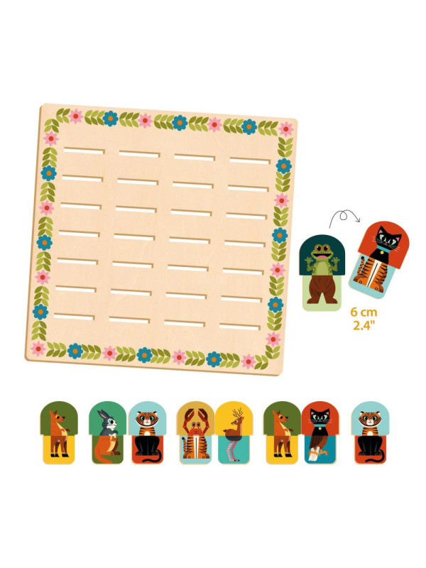 Gra logiczna MEMO MIX&MATCH DJ00828