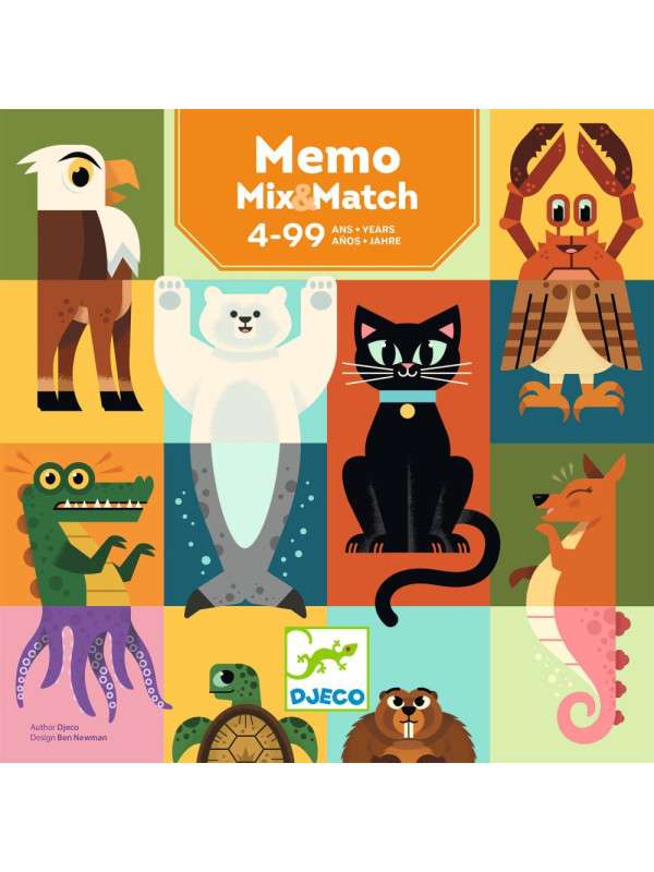 Gra logiczna MEMO MIX&MATCH DJ00828