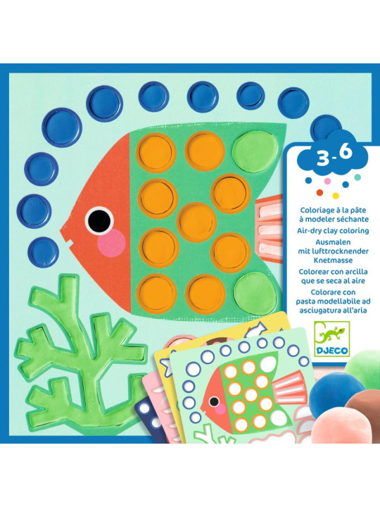 Kolorowanie masą plastyczną - OCEAN DJ00958