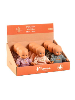 Lalki MINI POMEA - LOLA, OLA, DINA 9 szt. DJ07747
