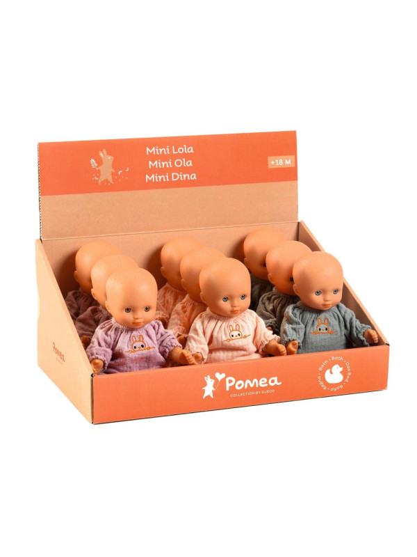 Lalki MINI POMEA - LOLA, OLA, DINA 9 szt. DJ07747