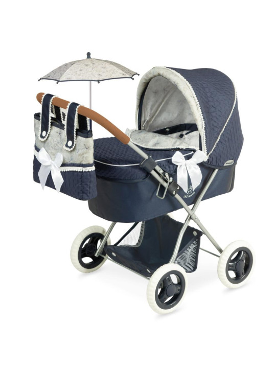 Wózek Vintage z parasolką dla lalek do 48cm DeCuevas Toys 85044